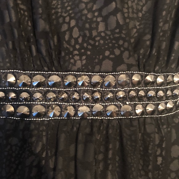 Fashion bug leather look top with studs sz 1X - Picture 4 of 7